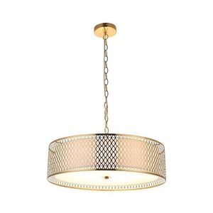 Endon 101569 - Lustr na řetězu CORDERO 3xE27/10W/230V zlatá 101569 obraz
