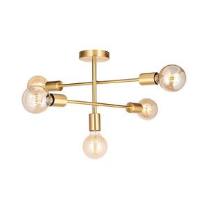 Endon 98786 - Lustr na tyči SOHAN 5xE27/10W/230V mosaz 98786 obraz