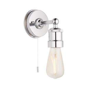 Endon 95505 -Koupelnové nástěnné svítidlo MILLER 1xE27/6W/230V IP44 lesklý chrom 95505 obraz