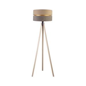 - Stojací lampa DUO 1xE27/60W/230V pr. 44 cm béžová/šedá/béžová AS0463+DU83549 obraz