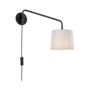 Endon 79500 - Nástěnná lampa CARLSON 1xE14/40W/230V šedá/černá 79500 obraz