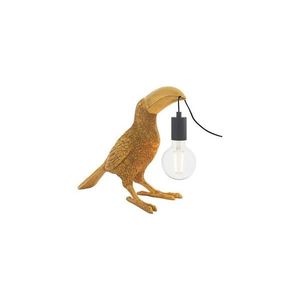 Endon 95077 - Stolní lampa TOCO TOUCAN 1xE27/10W/230V zlatá 95077 obraz