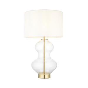 Endon 99110 - Stmívatelná stolní lampa KELDA 1xE27/10W/230V bílá/zlatá 99110 obraz