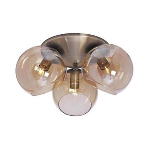 Cottex P2423AA - Stropní svítidlo CAPELLA 3xE14/40W/230V pr. 37 cm kouřová/hnědá P2423AA obraz