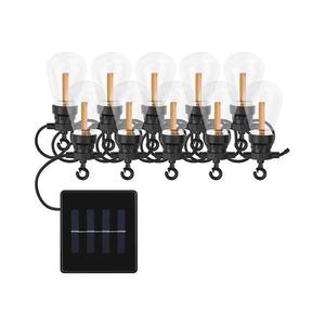 LED Solární dekorační řetěz 10xLED/0, 6W/1, 2V 4, 5m IP44 800 mAh DCPV02 obraz