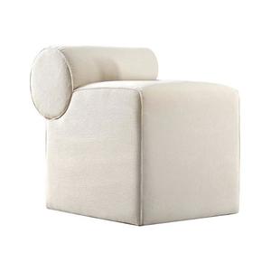 Taburet TIKI 47x45 cm krémová 209FLF1378 obraz