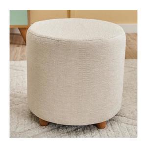 Taburet KIMA pr. 40 cm krémová 825BLC2405 obraz