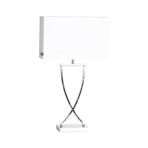 ByRydens 2820440-5000 - Stolní lampa OMEGA 1xE27/5W/230V bílá/lesklý chrom 2820440-5000 obraz