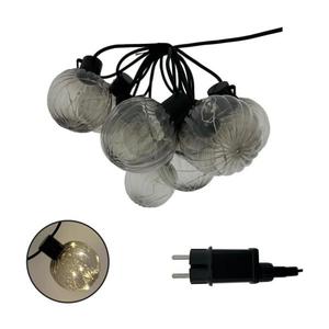 LED Venkovní dekorační řetěz 10xLED/0, 15W/230V 6, 8 m IP44 černá/kouřová 034 0001079 obraz