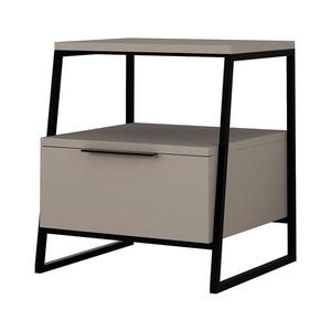 Noční stolek ORI černá/taupe 855DTE3549 obraz