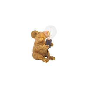 Endon 95082 - Stolní lampa KOALA 1xE27/10W/230V zlatá 95082 obraz