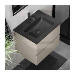 BATH DELUXE Koupelnová skříňka s umyvadlem CONOR 61 cm marakesh/černá BT0094+BT0126 obraz