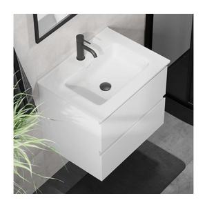 BATH DELUXE Koupelnová skříňka s umyvadlem CONOR 61 cm bílá BT0098+BT0127 obraz