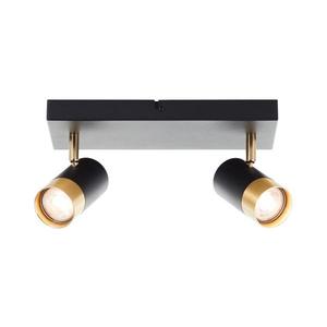Brilliant - LED Bodové svítidlo VIGOLO 2xGU10/5W/230V černá/zlatá G03413/86 obraz