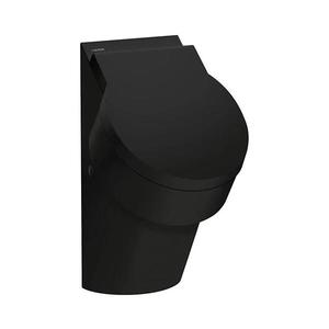LAUFEN H8402817160001 -Pisoár VAL zadní přívod, zadní odpad keramika/matná černá H8402817160001 obraz