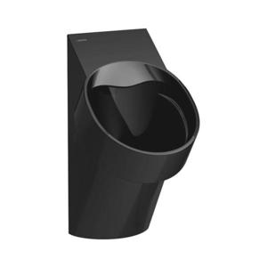LAUFEN H8402857160001 -Pisoár VAL zadní přívod, zadní odpad keramika/matná černá H8402857160001 obraz