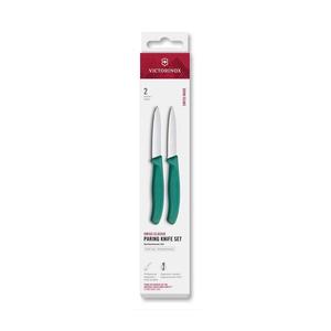 Victorinox - Sada kuchyňských nožů na zeleninu SWISS CLASSIC 8 cm 2 ks tyrkysová 6.7694.2C1 obraz
