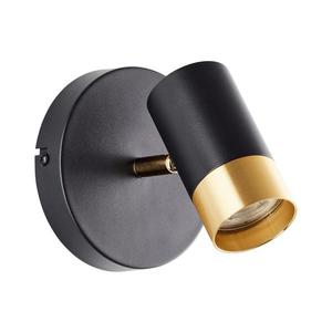Brilliant - LED Nástěnné bodové svítidlo VIGOLO 1xGU10/5W/230V černá/zlatá G03410/86 obraz