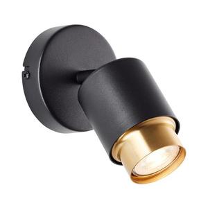 Brilliant - LED Nástěnné bodové svítidlo COVELO 1xGU10/5W/230V černá/zlatá G04910/86 obraz