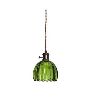 Cottex 8400100-2501 - Lustr na lanku NORA 1xE14/5W/230V zelená 8400100-2501 obraz