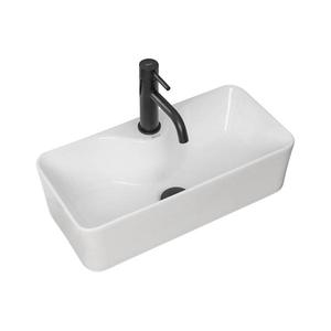 REA-U0699 - Umyvadlo na desku MERY 25x50, 5 cm keramika/lesklá bílá REA-U0699 obraz