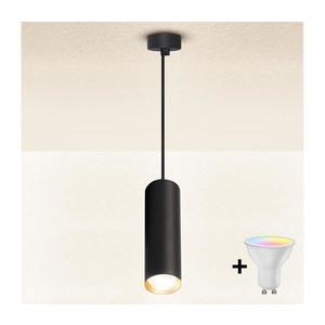 Brilagi - LED Stmívatelný lustr na lanku SELE 1xGU10/6, 5W/230V černá/zlatá BG1384+AI0414 obraz