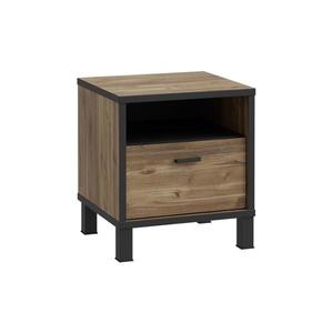 Noční stolek OREN hnědá/černá HYTK011-M215 obraz