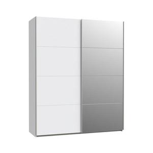 Šatní skříň se zrcadlem KARO 170x210 cm bílá SHMS82412-120 obraz