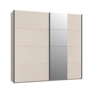 Šatní skříň se zrcadlem ODEN 220x210 cm béžová SHMS92412-U60 obraz