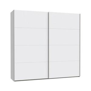 Šatní skříň se zrcadlem KARO 220x210 cm bílá SHMS92411-120 obraz