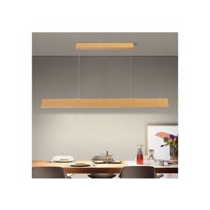 Brilagi - LED Stm. lustr na lanku SLIMLINE LED/40W/230V 3000-6000K dekor dubu+DO BRI362 obraz