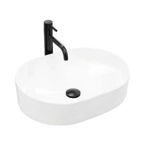 REA-U6563 - Umyvadlo na desku NADIA 38x50 cm keramika/lesklá bílá REA-U6563 obraz