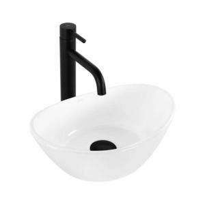 REA-U6803 - Umyvadlo na desku KATE 24, 5x36, 5 cm keramika/lesklá bílá REA-U6803 obraz