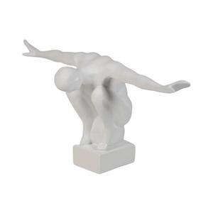 Estilo Home Stolní dekorace 19, 5x16x38, 5 cm pryskyřice/bílá 5905623250441 obraz