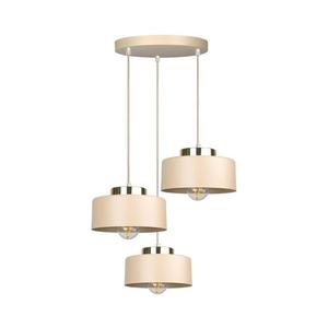 Keter Lighting Lustr na lanku IGNIA 3xE27/60W/230V taupe 3393 obraz