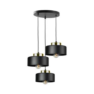 Keter Lighting Lustr na lanku IGNIA 3xE27/60W/230V černá 3398 obraz