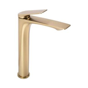 REA-B2705 - Umyvadlová baterie AVALON 30 cm broušená zlatá REA-B2705 obraz