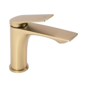 REA-B2703 - Umyvadlová baterie AVALON 16, 5 cm broušená zlatá REA-B2703 obraz