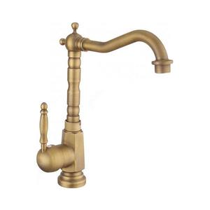 REA-B2150 - Umyvadlová baterie BONA 28, 5 cm broušená zlatá REA-B2150 obraz