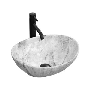 REA-U9908 - Umyvadlo na desku SOFIA 34, 5x41 cm keramika/imitace kamene REA-U9908 obraz