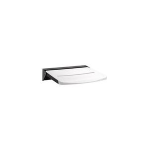 BEMETA Sprchové sedátko 46, 2x12 cm černá/bílá 347125010 obraz