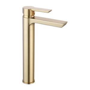 REA-B6412 - Umyvadlová baterie 28, 5 cm broušená zlatá REA-B6412 obraz