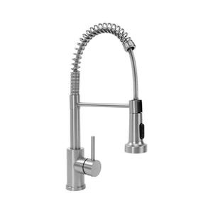 REA-B0417 - Dřezová baterie s vytahovací sprškou COLIN 42, 5 cm nikl REA-B0417 obraz