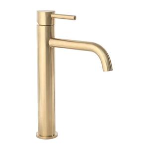 REA-B4526 - Umyvadlová baterie LUNGO 28 cm broušená zlatá REA-B4526 obraz