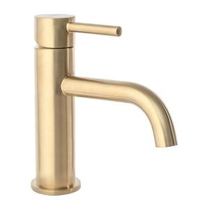 REA-B4527 - Umyvadlová baterie LUNGO 16, 5 cm broušená zlatá REA-B4527 obraz