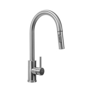 REA-B9146 - Dřezová baterie s vytahovací sprškou FRESH 39, 5 cm nikl REA-B9146 obraz