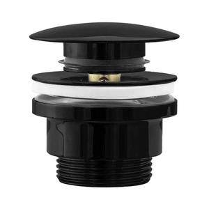 REA-A4100 - Umyvadlová výpusť CLICK-CLACK pr. 6, 4 cm lesklá černá REA-A4100 obraz