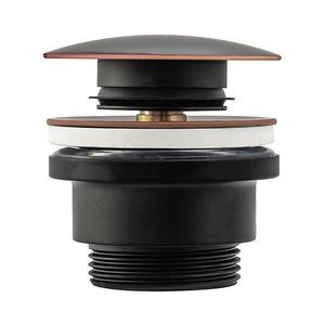 REA-A5218 - Umyvadlová výpusť CLICK-CLACK pr. 6, 4 cm černá REA-A5218 obraz
