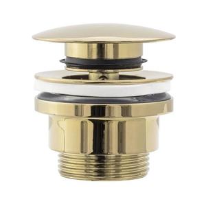 REA-A2360 - Umyvadlová výpusť CLICK-CLACK pr. 6, 4 cm zlatá REA-A2360 obraz