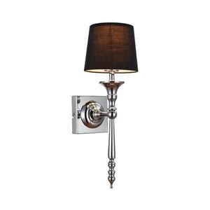 Zuma Line RLB94875-1 - Nástěnná lampa CLOE 1xE27/60W/230V černá/lesklý chrom RLB94875-1 obraz